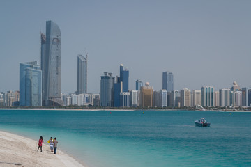 Skyline of Abu Dhabi, United Arab Emirates