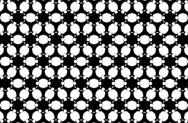 Black and white ornament. L
