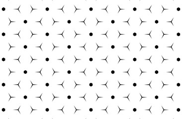 Black and white ornament. S
