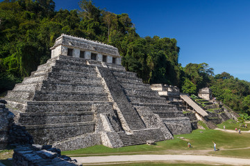 Ruins of the ancient Mayan city of Palenque, Mexico