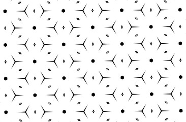 Black and white ornament. A
