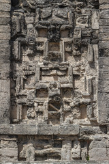 Ruins of the ancient Mayan city of Xpuhil. Mexico