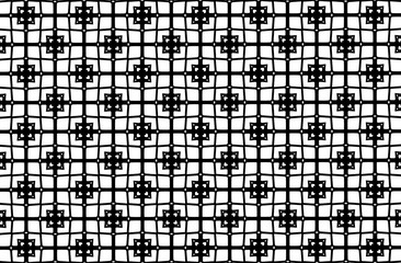 Black and white ornament. W
