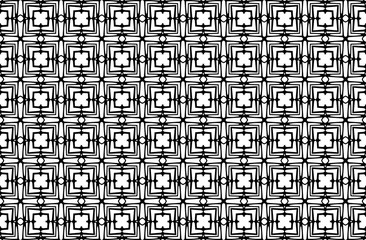 Ornament with elements of black and white colors. i
