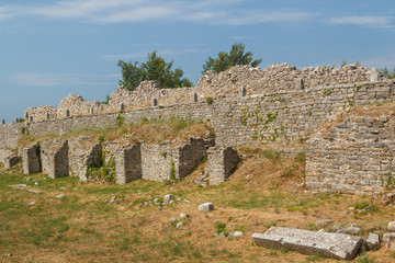 Fototapeta na wymiar Ruins of the ancient Roman city of Solin (Salona), Croatia