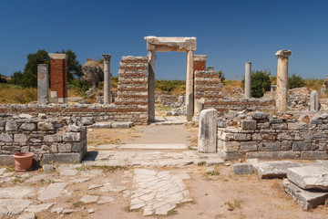 Fototapeta premium Ruins of the ancient city of Ephesus, Turkey