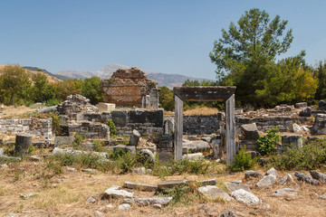 Fototapeta na wymiar Ruins of the ancient city of Aphrodisias, Turkey