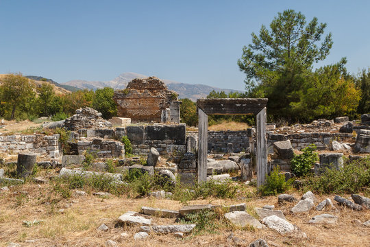 Ruins of the ancient city of Aphrodisias, Turkey