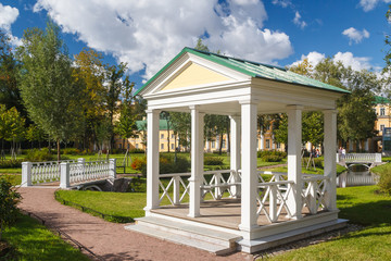 Garden of Derzavin Estate Museum, Saint-Petersburg, Russia
