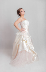 girl in the white dress