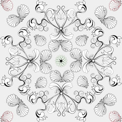 fantasy abstract seamless pattern