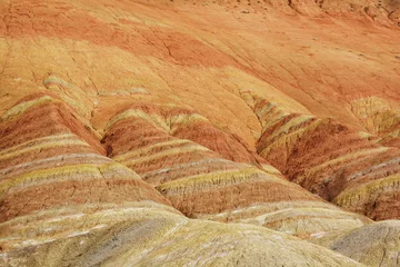 Foto auf Acrylglas Zhangye-Danxia Regenbogenberg im Zhangye Danxia National Geopark, Provinz Gansu, China