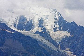 Fototapeta na wymiar Mont Blanc Glacier