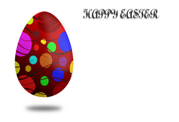 Red easter egg and 