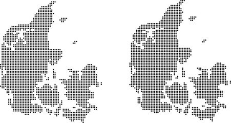 map of Denmark - obrazy, fototapety, plakaty