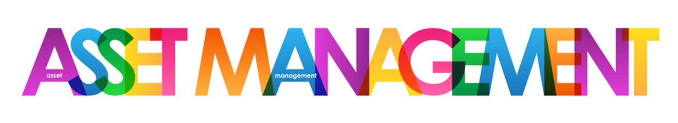 ASSET MANAGEMENT Vector Letters Icon