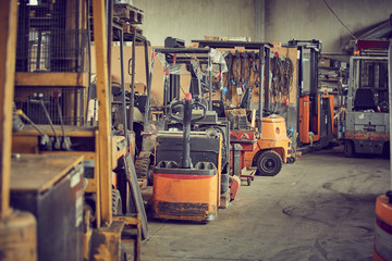 Ricambi e attrezzi in officina