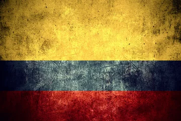Fototapeten flag of Colombia © Miro Novak