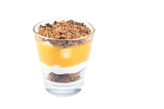 Mascarpone Quark Dessert mit Cookies