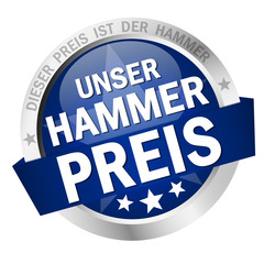 Button with Banner UNSER HAMMER PREIS