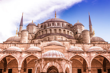 Fototapeta na wymiar Blue Mosque Sultan Ahmet Cami