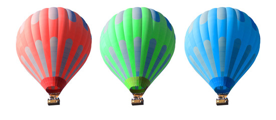 hot air balloons set