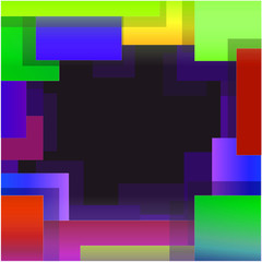 Colorful Square blank background