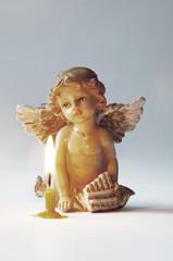 an angel near the candles (corrected)