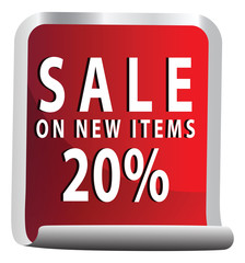 discount sale stickers vector