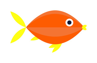 Abstract aquarium vector fish underwater nature animal vector icon