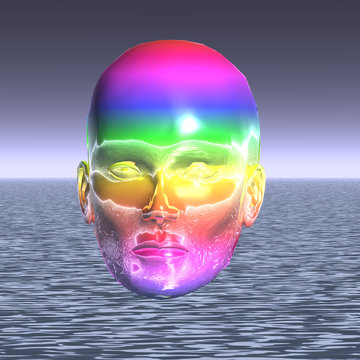 Rainbow's Head Above Water