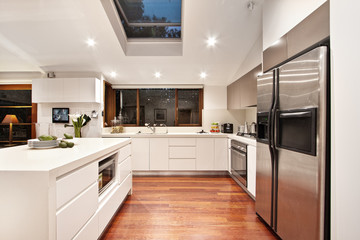 Modern gourmet kitchen interior