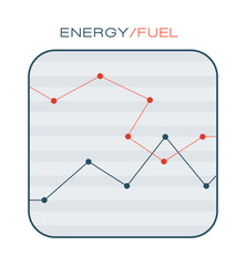 Vector progress loading bar symbol template.