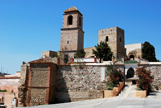 View of the castle, Alora.