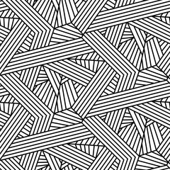Abstract architectural geometric lines seamless pattern design