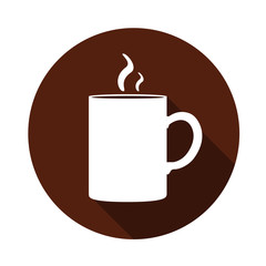 Кружка иконка плоский дизайн. Векторная иллюстрация кружки. Иконка обед. Иконка кофе