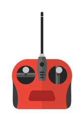 Remote toys control tool gadget isolated on white background