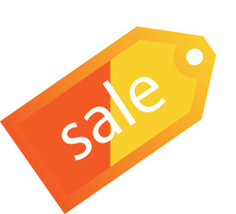 illustration of sale tag.