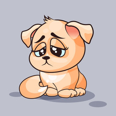 Dog is sad
