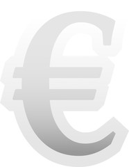Obraz premium european currency symbol
