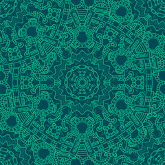 Steampunk vector seamless pattern with technical elements