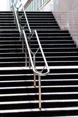 Stairs on metro entrance