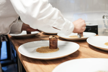 Food in the restaurant