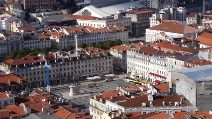 Fototapeta na wymiar Platz in Lissabon