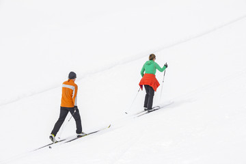 Cross-country skiing langlauf