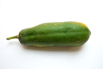 Raw green papaya