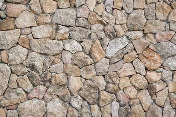 Natural stones brickwork