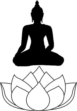 Буддизм, Будда лотос, расслабление медитация 