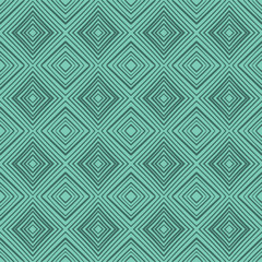 Seamless hand drawn green zenart pattern.