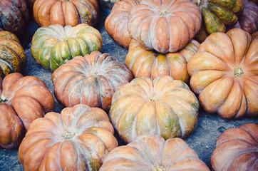 Several pumpkins